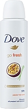 Антиперспірант з ароматом маракуї й лемонграсу - Dove Anti-perspirant Go Fresh 48H Passion Fruit & Lemongrass Scent — фото N1