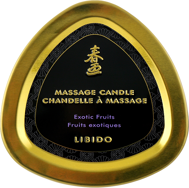 Масажна свічка "Екзотичні фрукти" - Shunga Massage Candle Libido Exotic Fruits — фото N1