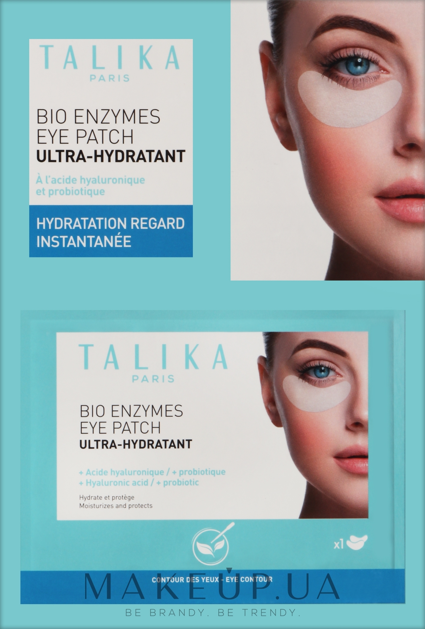 Биоферментные увлажняющие патчи для контура глаз - Talika Bio Enzymes Eye Patch — фото 30шт