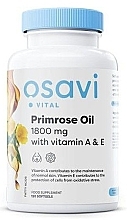 Парфумерія, косметика Капсули "Олія примули з вітамінами А та Е" - Osavi Primrose Oil With Vitamin A & E
