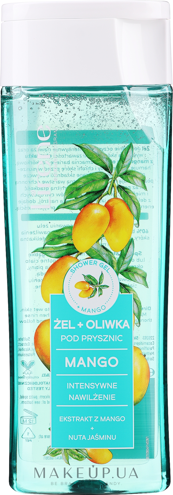 Гель для душа со смягчающим воском манго - Lirene Oil Shower Gel With Mango — фото 250ml