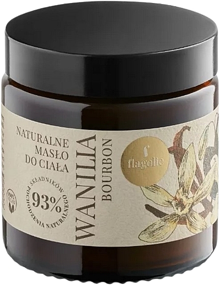 Натуральне масло для тіла "Ваніль" - Flagolie Natural Vanilla Body Butter — фото N1