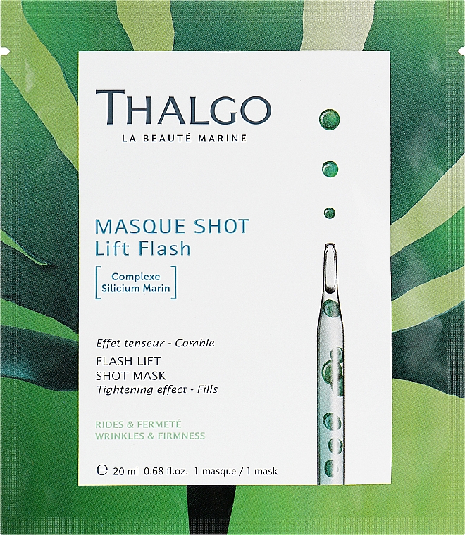 Омолоджвальна експрес-маска для обличчя "Інтенсивний ліфтинг" - Thalgo Flash Lift Shot Mask — фото N1