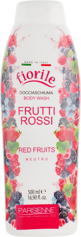 Гель для душу "Червоні ягоди" - Parisienne Italia Fiorile Frutti Ross Body Wash — фото N1