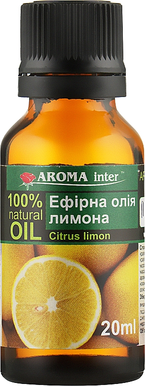 Ефірна олія "Лимон" - Aroma Inter — фото N5