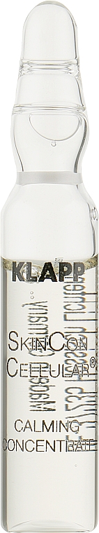 Успокаивающий ампульный концентрат - Klapp Skin Con Cellular Calming Concentrate Ampoules — фото N2
