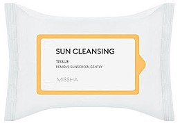 Духи, Парфюмерия, косметика Очищающие салфетки - Missha Sun Cleansing Tissue