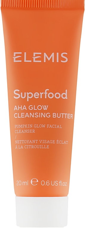 Олійний очищувач для сяйва шкіри - Elemis Superfood AHA Glow Cleansing Butter (міні) — фото N1