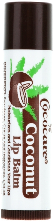 Бальзам для губ, кокос - Cococare Cocoa Butter Lip Balm