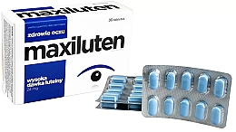 Харчова добавка в таблетках - Aflofarm Maxiluten — фото N2