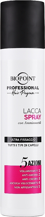 Лак для волос - Biopoint Lacca Spray — фото N1
