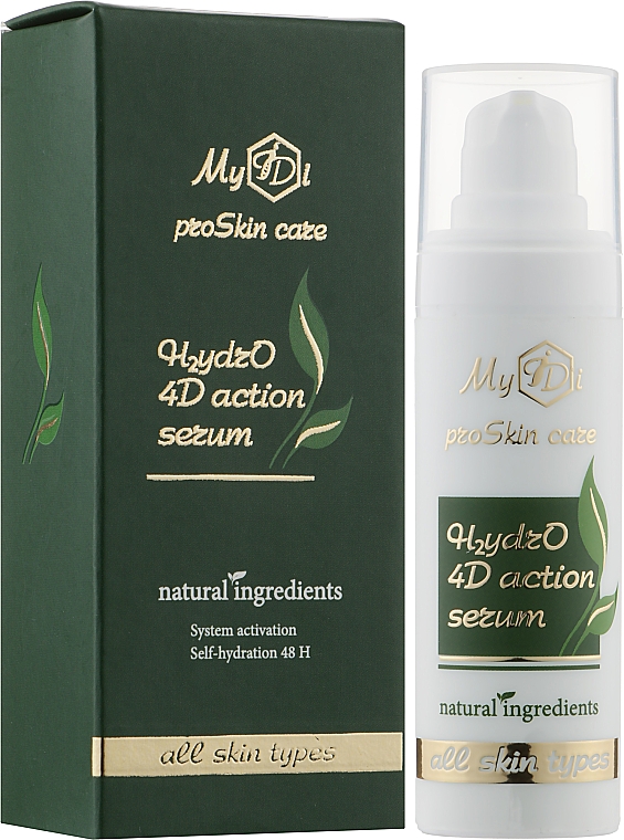 Зволожувальна сироватка для обличчя - MyIDi H2ydrO 4D Action Serum — фото N2