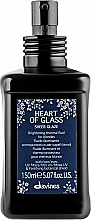 Термозащитный флюид для придания блеска волосам оттенка блонд - Davines Heart Of Glass Sheer Glaze — фото N1