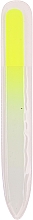 Стеклянная пилочка для ногтей с неоновым принтом, желтая - Tools For Beauty Nail File Neon Color Glass — фото N1