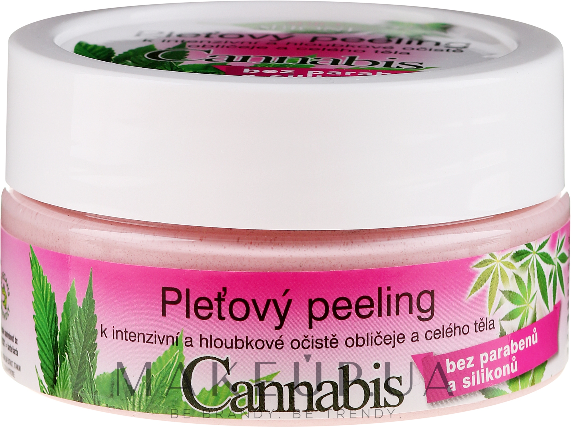 Пілінг для обличчя і тіла "Коноплі" - Bione Cosmetics Cannabis Face Peeling — фото 200ml
