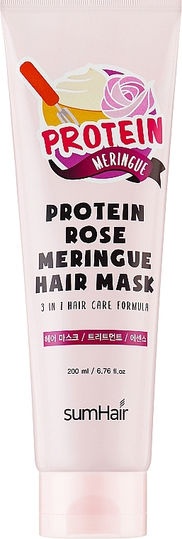 Маска для волос с протеинами - Sumhair Rose Meringue Hair Mask — фото N1
