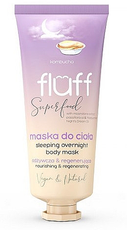 Маска для тіла - Fluff Superfood Kombucha Sleeping Overnight Body Mask — фото N1