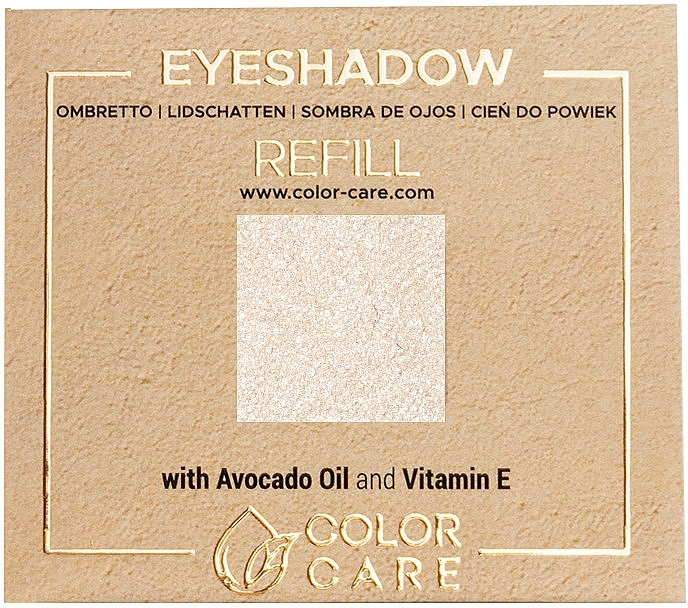 Перлинні тіні для повік - Color Care Pearl Pressed Eyeshadow Refill (змінний блок) — фото N1