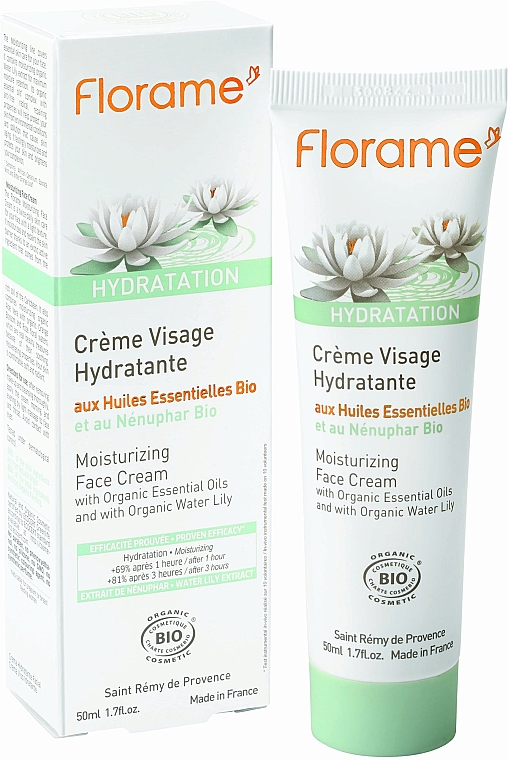 Увлажняющий крем для лица - Florame Hydratation Moisturizing Face Cream — фото N1