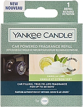 Аромадиффузор в машину - Yankee Candle Car Powered Fragrance Refill Vanilla Lime (сменный блок) — фото N1