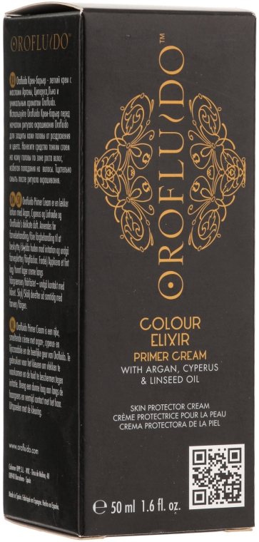 Крем-барьер перед началом окрашивания волос - Orofluido Color Elixir Primer Cream Skine Protector — фото N3