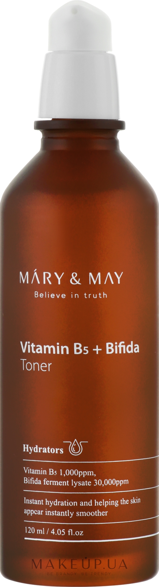 Тонер с бифидобактериями и витамином B5 - Mary & May Vitamine В5+ Bifida Toner — фото 120ml