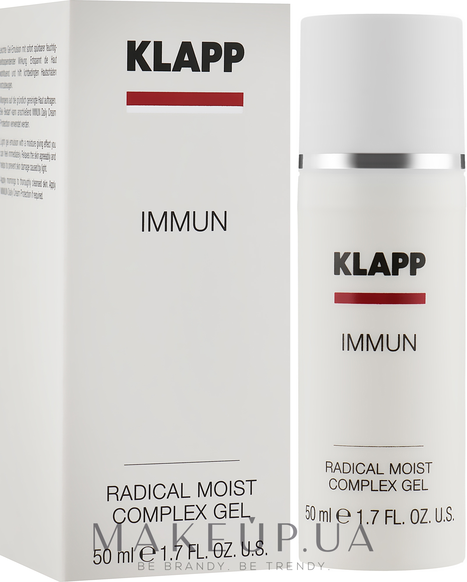 Флюїд "Радикальне зволоження" - Klapp Immun Radical Moist Complex — фото 50ml
