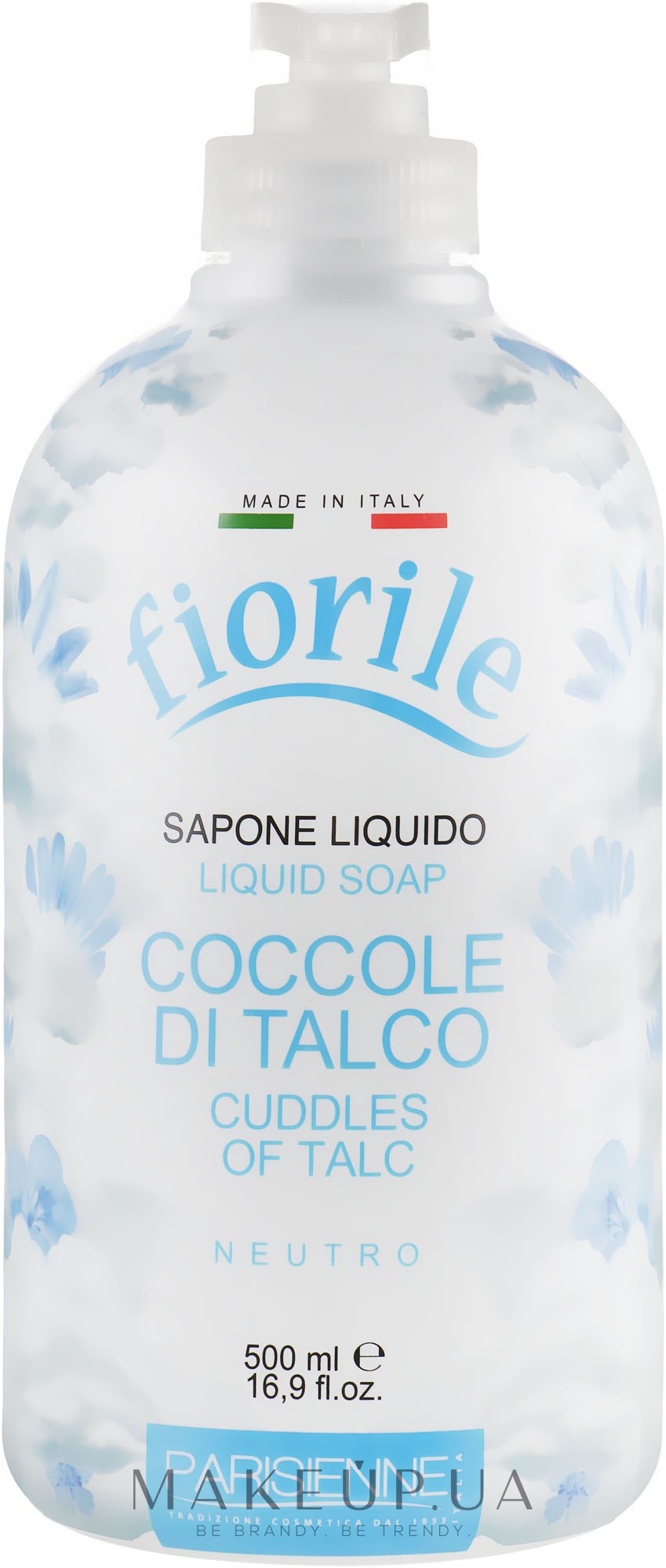 Жидкое мыло - Parisienne Italia Fiorile Cuddles Of Talc Liquid Soap — фото 500ml