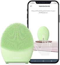 Очищающая щетка для комбинированной кожи лица - Foreo Luna 4 Combination Skin Mint — фото N4