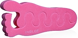 Разделители для пальцев, в форме стопы, розовые - Inglot Toe Separator — фото N1