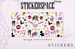 Парфумерія, косметика Дизайнерські наклейки для нігтів "Cry Baby" - StickersSpace 