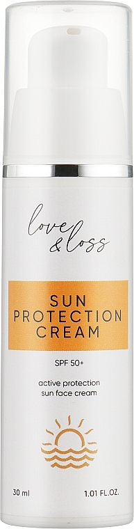 УЦІНКА Сонцезахисний крем для обличчя - Love&Loss Sun Protection Cream SPF 50 * — фото N4