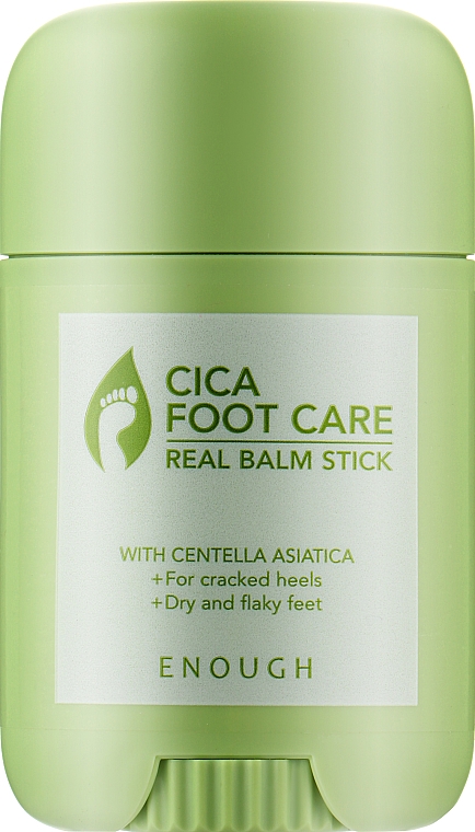 Ухаживающий освежающий стик для ног - Enough Cica Foot Care Real Balm Stick