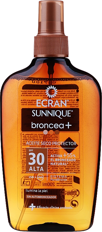 Солнцезащитное масло SPF30 - Ecran Sun Lemonoil Oil Spray SPF30 — фото N1