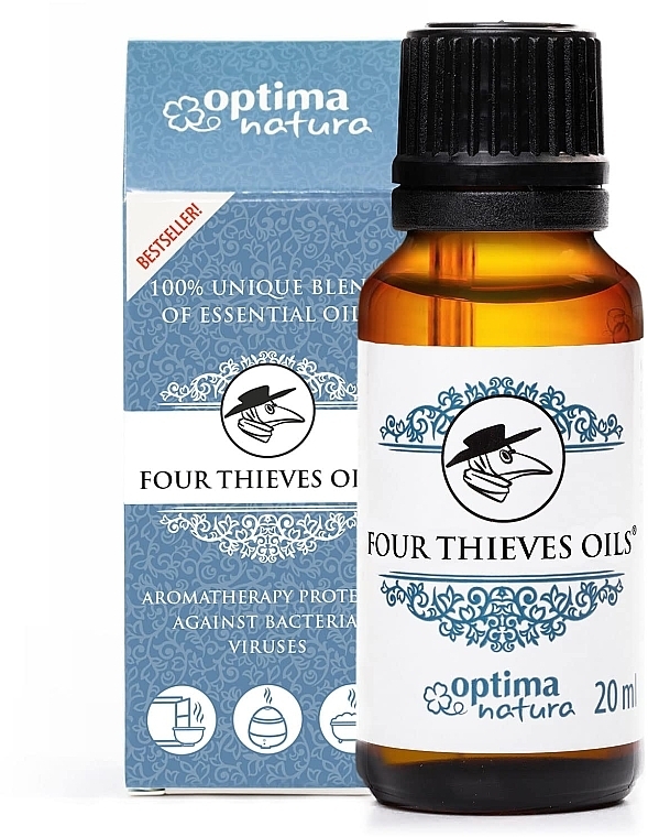 Ефірна олія "Олія крадіїв" - Optima Natura Four Thieves Oils — фото N1
