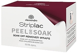 Парфумерія, косметика Фольга для зняття гель-лаку - Alessandro International Soak Off Remover Wraps