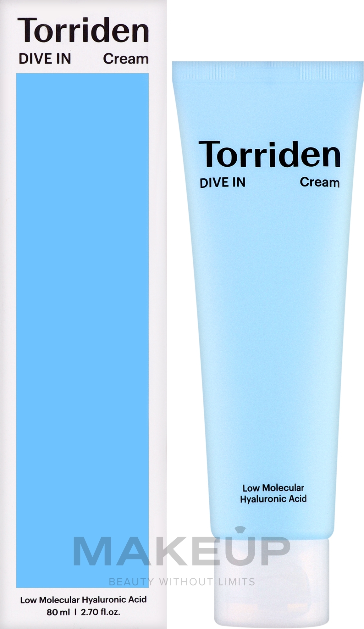 Зволожувальний крем - Torriden Dive-In Low Molecule Hyaluronic Acid Cream — фото 80ml