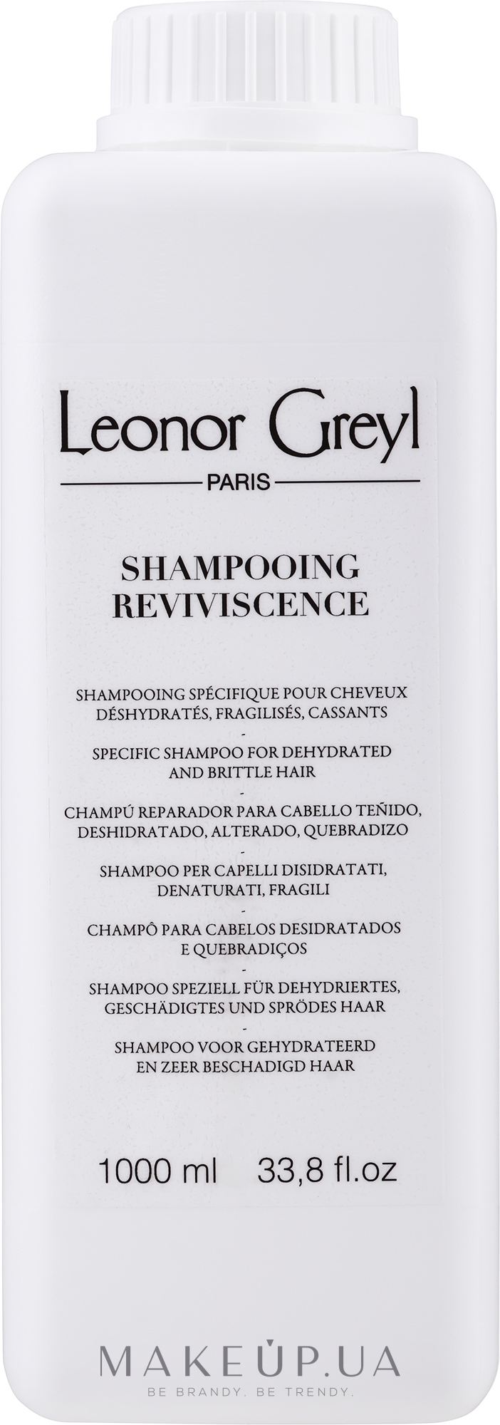 Восстанавливающий шампунь для очень поврежденных волос - Leonor Greyl Shampooing Reviviscence — фото 1000ml