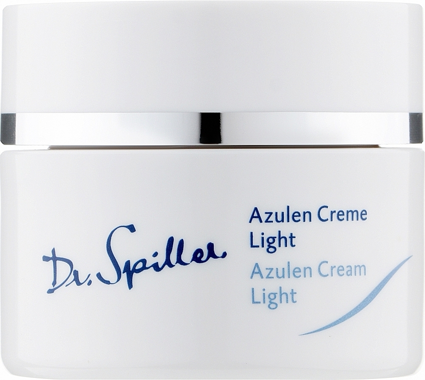 Легкий заспокійливий крем з азуленом для чутливої шкіри - Dr. Spiller Azulen Cream Light (міні) — фото N1