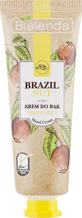 Крем для рук "Бразильський горіх" - Bielenda Regenerating Hand Cream — фото N1