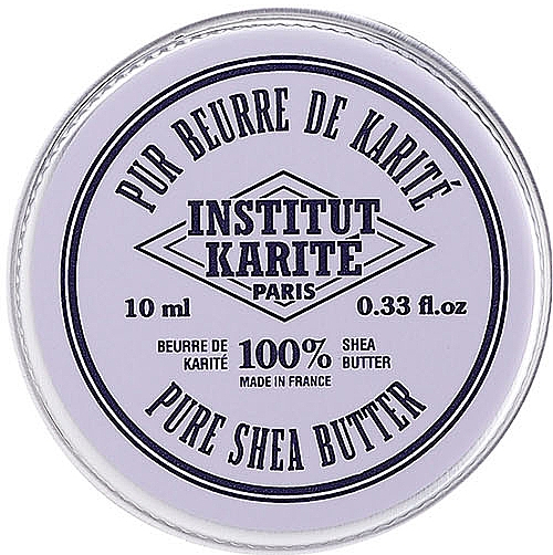 Набор - Institut Karite A Day In Paris Tin Box (h/cr/30ml + soap/100g + b/oil/10ml + ash/balm/30ml + box) — фото N9
