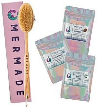 Парфумерія, косметика Набір - Mermade Smooth Skin Kit (scrub/3x50g + brush) *