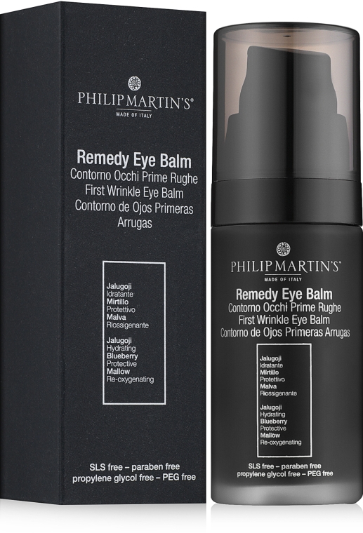 Бальзам проти появи перших зморшок під очима - Philip Martin's Remedy Eye Balm — фото N1