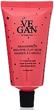Набір - Vegan By Happy Dragonfruit BHA Pink Clay Mask (f/mask/2x50ml) — фото N2