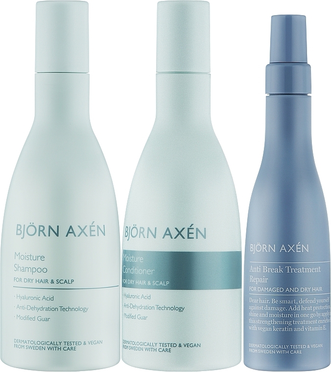 Набір - косметичка - Bjorn Axen Bon Voy X (smp/250ml + cond/250ml +h/cr/125ml + bag/1pcs) — фото N2