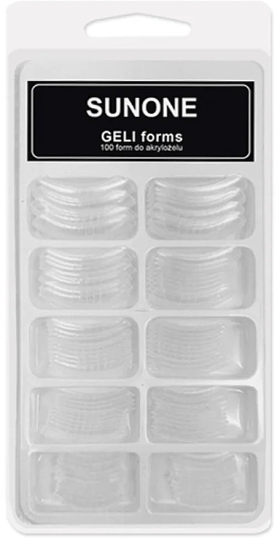 Форми для нарощування нігтів - Sunone Geli Forms — фото N1