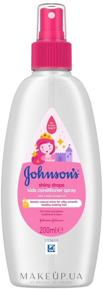 Дитячий спрей для волосся «Блискучі локони» - johnson's® Baby — фото 200ml