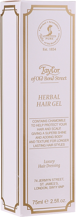Гель для волос - Taylor Of Old Bond Street Herbal Hair Gel Luxury Hair Dressing — фото N1