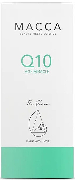 Антивікова сироватка для обличчя - Macca Q10 Age Miracle Serum — фото N2