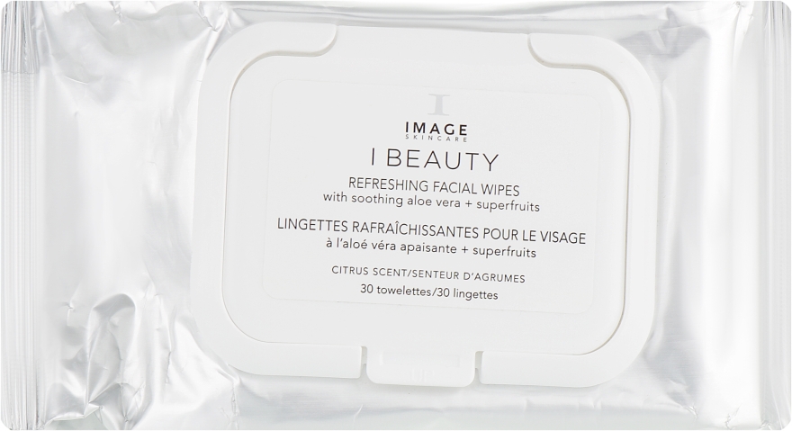 Очищающие тонизирующие салфетки - Image Skincare I Beauty Refreshing Facial Wipes — фото N1